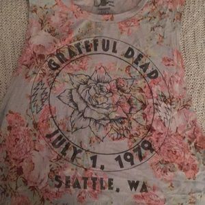 Grateful Dead floral tank